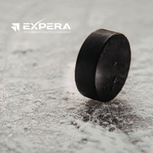 Hockey Puck on Ice